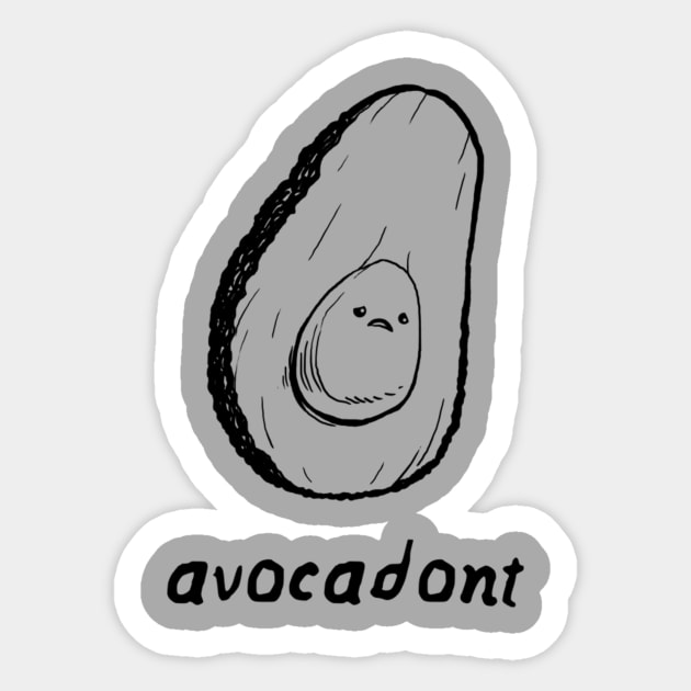 Melondrama: Avocadont Sticker by PeterTheHague